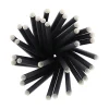 PAPSTAR Shake-Halme Papier Ø 10 mm, 21 cm schwarz