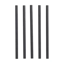 PAPSTAR Shake-Halme Papier Ø 10 mm, 21 cm schwarz