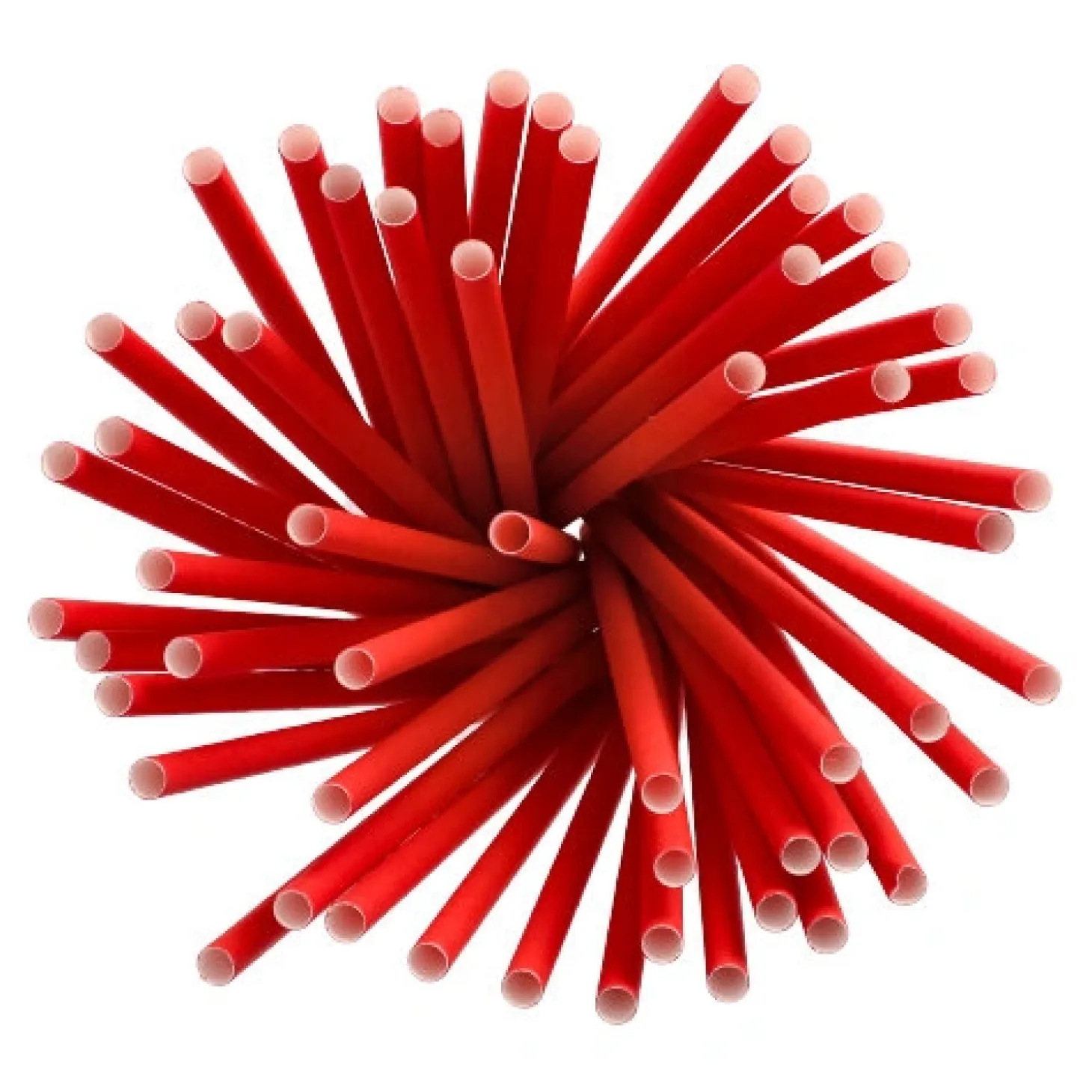 PAPSTAR Shake-Halme, Papier Ø 8 mm, 25 cm rot