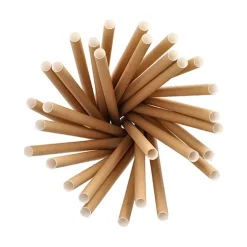 PAPSTAR Shake-Halme Papier Ø 10 mm, 21 cm braun