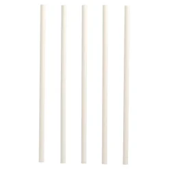 PAPSTAR Shake-Halme, Papier "pure" Ø 8 mm, 25 cm weiß, 50 x 135 Stück