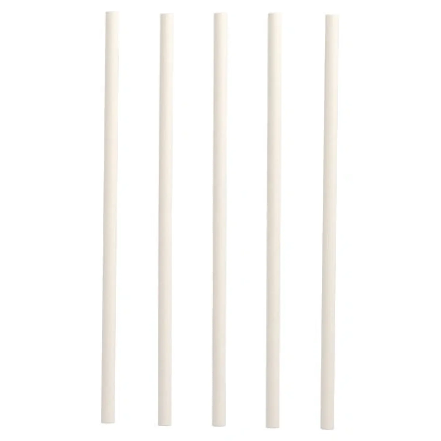 PAPSTAR Shake-Halme, Papier "pure" Ø 8 mm, 25 cm weiß, 50 x 135 Stück