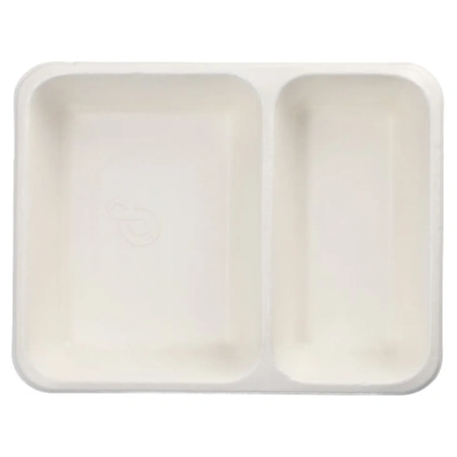 PAPSTAR Siegelschalen Zuckerrohr, PLA beschichtet 2-geteilt 1200 ml 4,9 cm x 22,7 cm x 17,8 cm