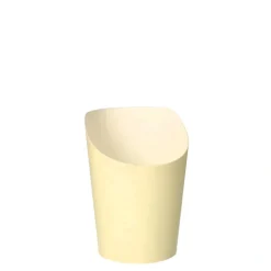 PAPSTAR Snackbecher, Pappe "To Go" 0,16 l Ø 7,5 cm, 9,9 cm beige