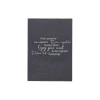 PAPSTAR Snackservietten "DAILY Collection" 1/4-Falz 24 cm x 16,5 cm schwarz "Enjoy your Meal", 6 x 300 Stück