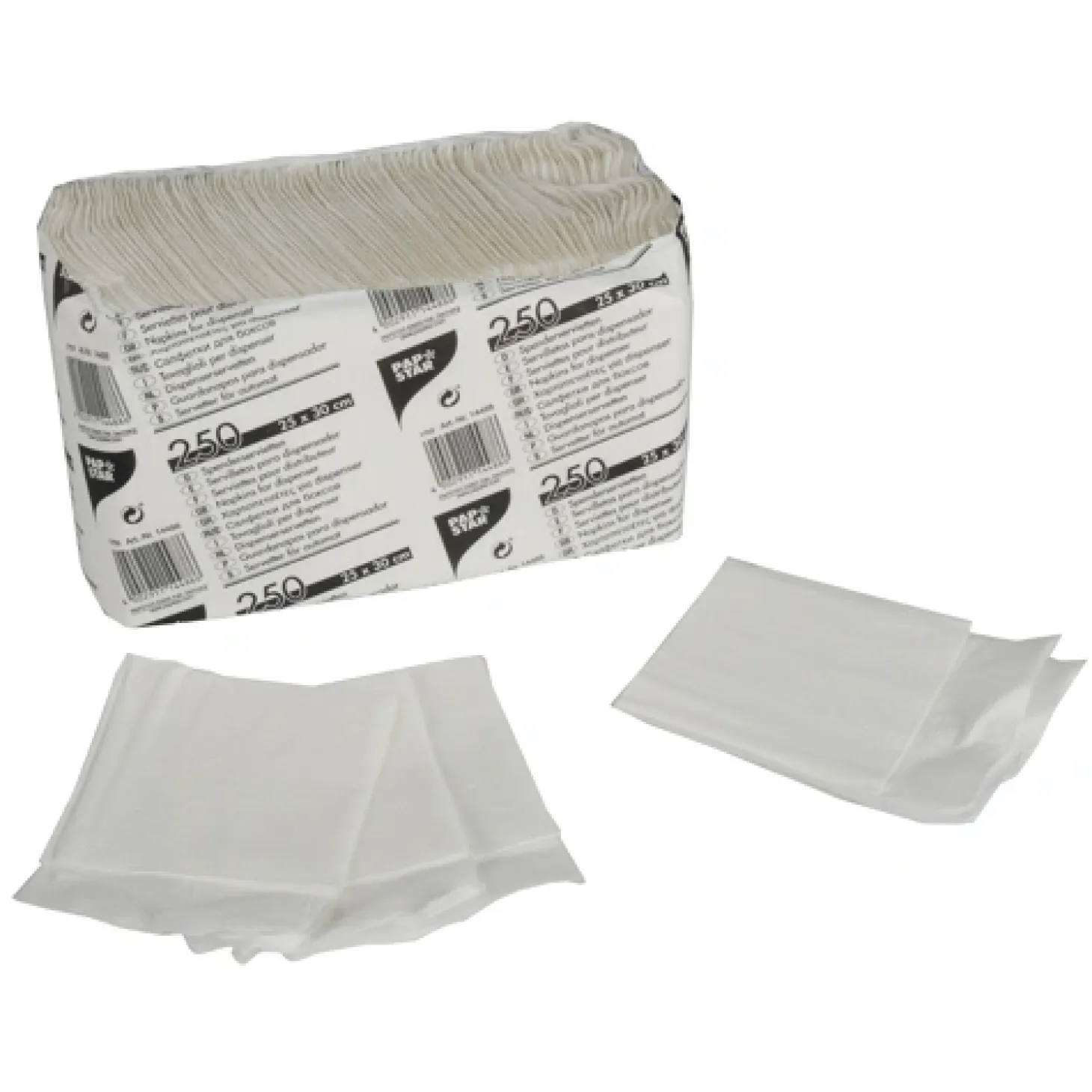 PAPSTAR Spenderservietten, 1-lagig 25 cm x 30 cm weiß