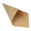 PAPSTAR Spitztüten, Kraftpapier 48 cm x 34 cm x 34 cm braun "Fruits & Vegs" Füllinhalt 1000 g