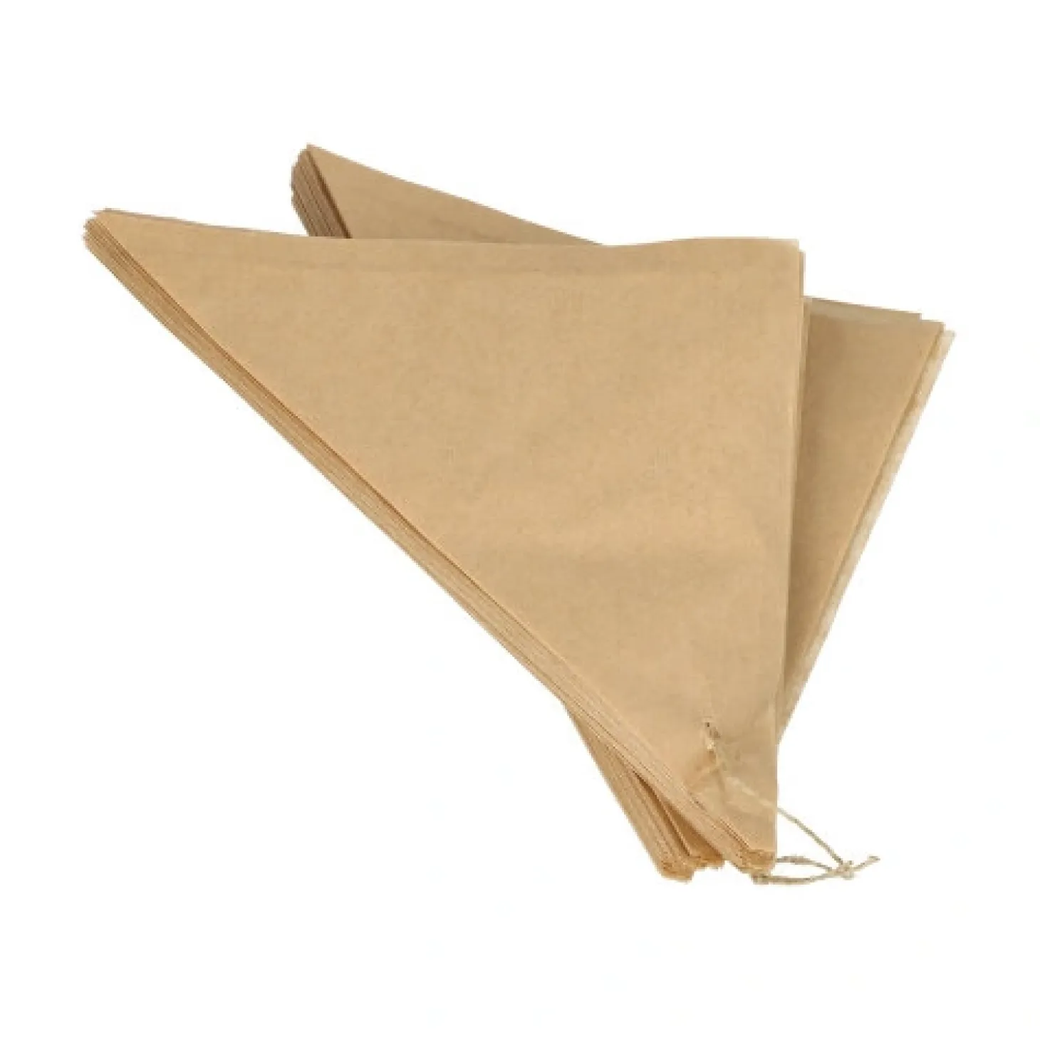 PAPSTAR Spitztüten, Pergament-Ersatz 27 cm x 19 cm x 19 cm braun Füllinhalt 125 g, fettdicht