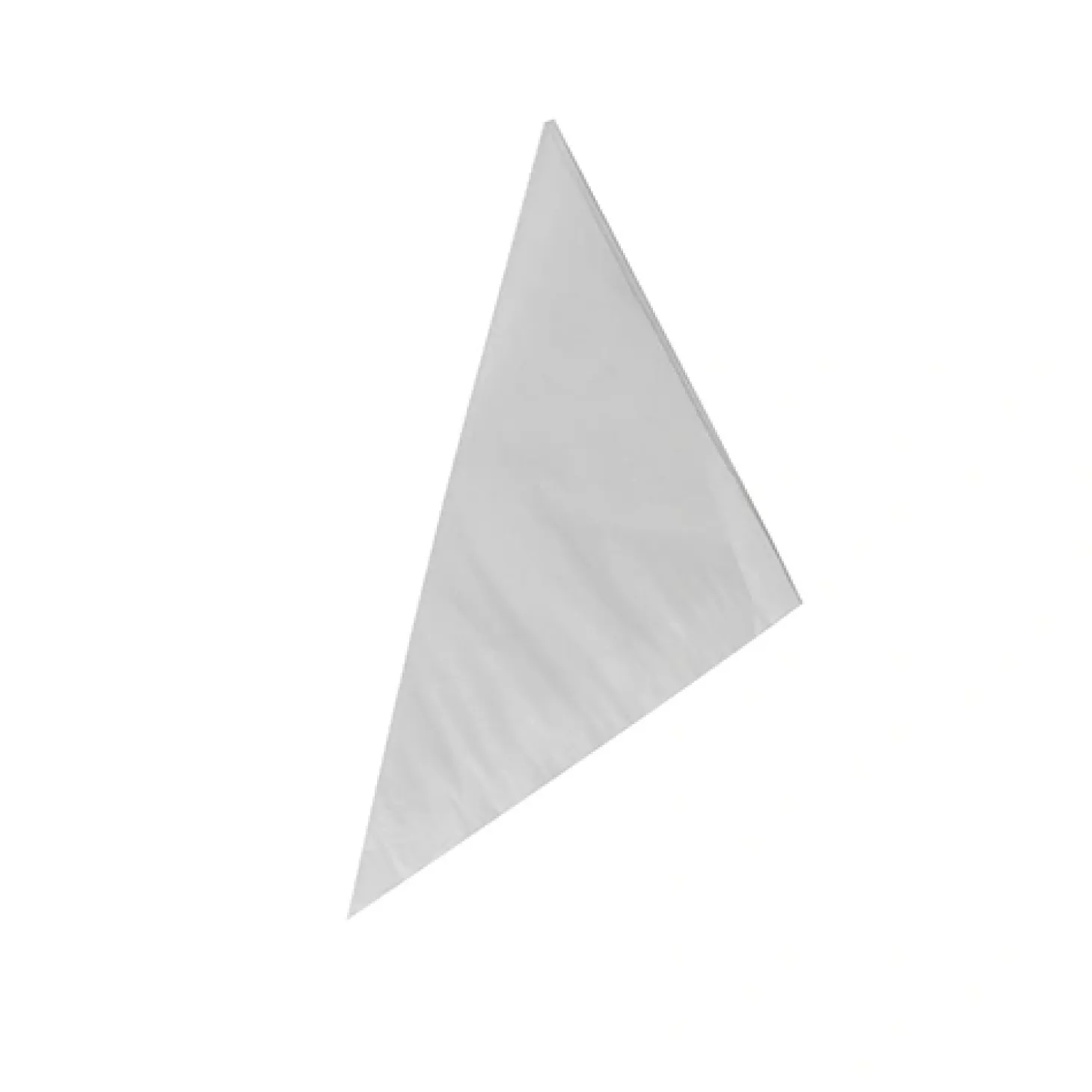 PAPSTAR Spitztüten, Pergament-Ersatz, gefädelt 19 cm x 19 cm x 27 cm weiß Füllinhalt 125 g, fettdicht