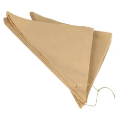 PAPSTAR Spitztüten, Pergament-Ersatz 32,5 cm x 23 cm x 23 cm braun Füllinhalt 250 g, fettdicht