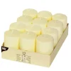 PAPSTAR Stumpenkerzen Ø 40 mm, 60 mm elfenbein "Ivory" mit Flachkopf