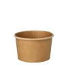PAPSTAR Suppenbecher, Pappe rund 230 ml Ø 9,8 cm, 6 cm braun