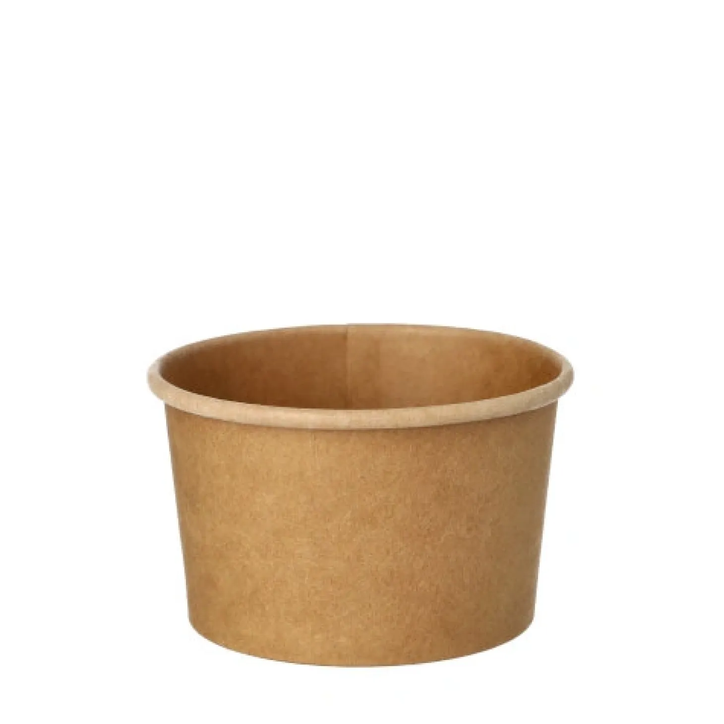 PAPSTAR Suppenbecher, Pappe rund 230 ml Ø 9,8 cm, 6 cm braun