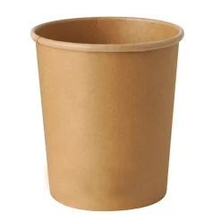 PAPSTAR Suppenbecher, Pappe rund 940 ml Ø 11,5 cm, 13 cm braun
