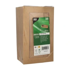 PAPSTAR Sushi-Schalen Pappe, PLA-beschichtet eckig 4,5 cm x 19,5 cm x 7 cm braun