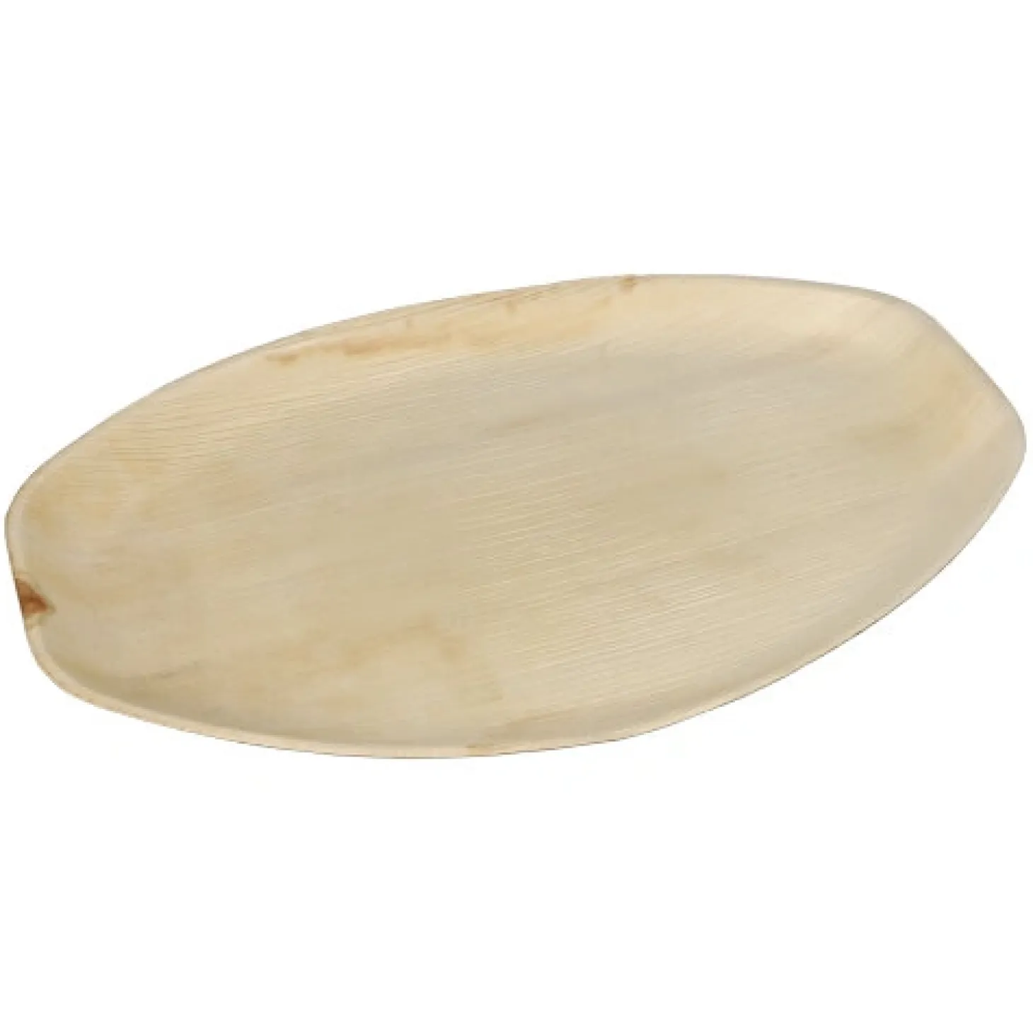 PAPSTAR Tabletts, Palmblatt "pure" oval 3 cm x 43 cm x 29 cm natur