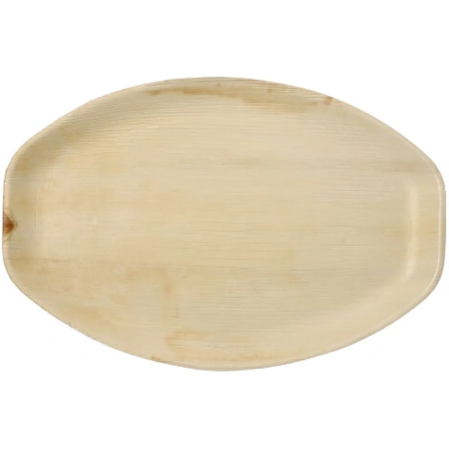 PAPSTAR Tabletts, Palmblatt "pure" oval 3 cm x 43 cm x 29 cm natur