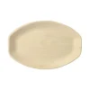 PAPSTAR Tabletts, Palmblatt "pure" oval 3 cm x 29 cm x 21 cm natur
