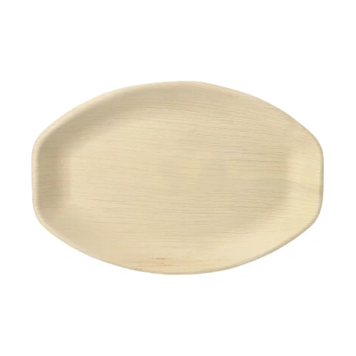 PAPSTAR Tabletts, Palmblatt "pure" oval 3 cm x 29 cm x 21 cm natur
