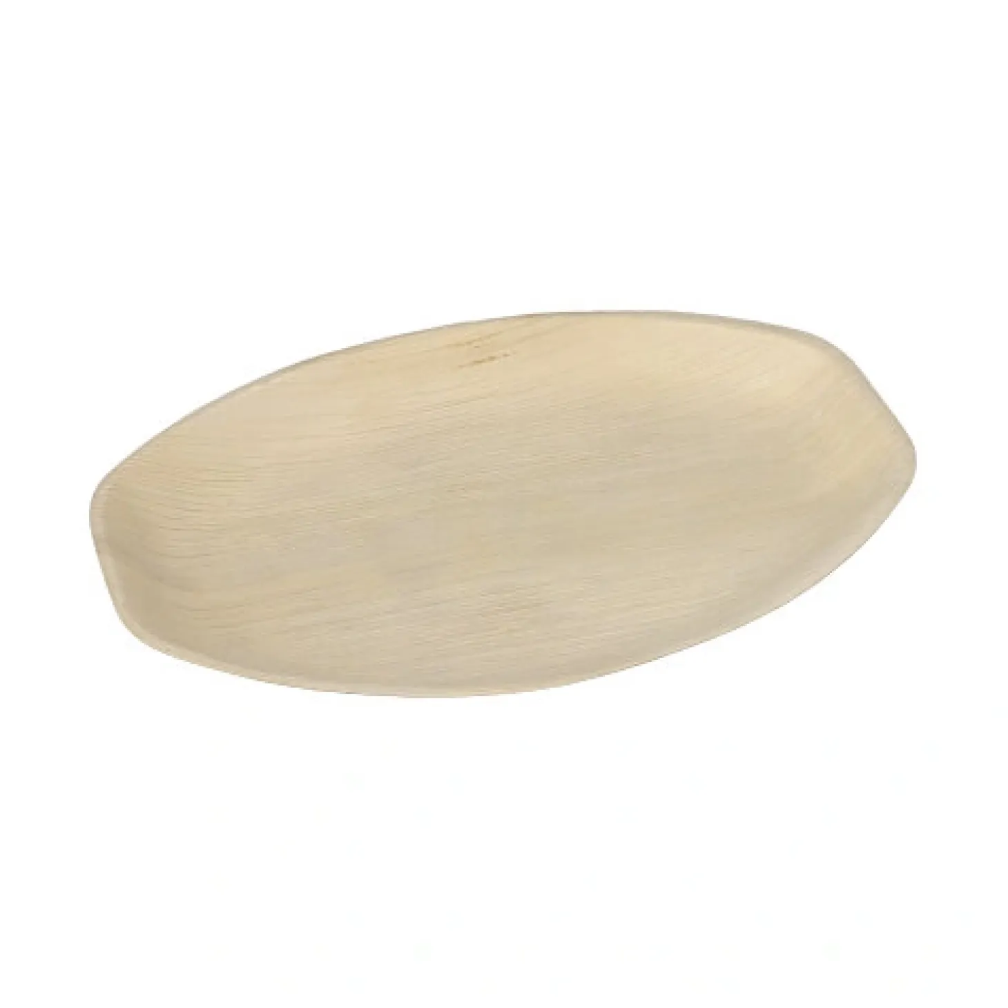 PAPSTAR Tabletts, Palmblatt "pure" oval 3 cm x 29 cm x 21 cm natur