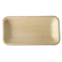 PAPSTAR Tabletts, Palmblatt "pure" eckig 24 cm x 16,5 cm x 2 cm