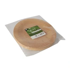 PAPSTAR Teller, Bambus "pure" rund Ø 23 cm, 1,5 cm