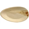 PAPSTAR Teller, Palmblatt "pure" oval 32 cm x 18 cm x 3 cm