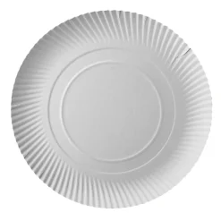 PAPSTAR Teller, Pappe "pure" rund Ø 32 cm, 2 cm weiß, 2 x 100 Stück