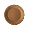 PAPSTAR Teller, Pappe "pure" rund Ø 19 cm braun, 15 x 20 Stück