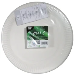 PAPSTAR Teller, Pappe "pure" rund Ø 29 cm weiß, 5 x 50 Stück