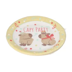 PAPSTAR Teller, Pappe rund Ø 23 cm "Capy Party", 20 x 10 Stück