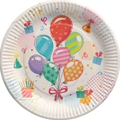 PAPSTAR Teller, Pappe rund Ø 23 cm "Fete", 10 x 50 Stück