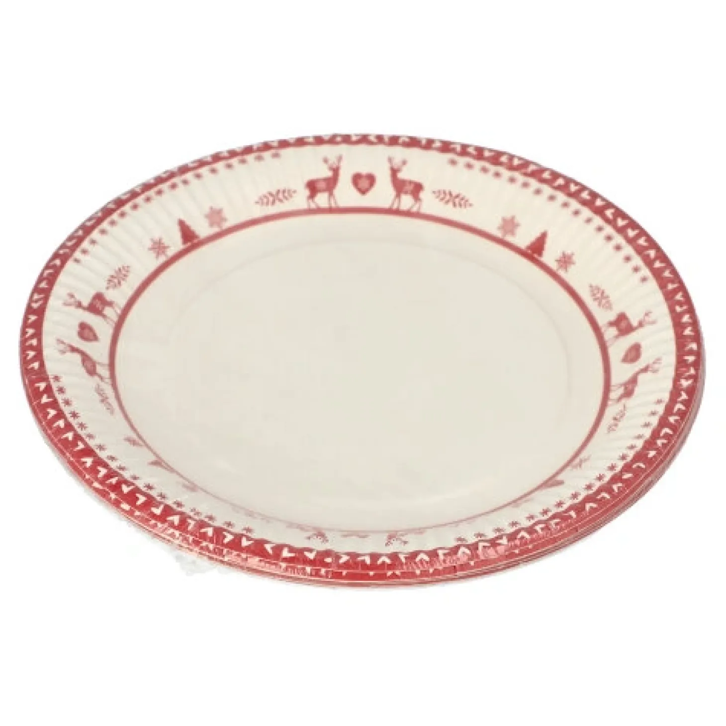 PAPSTAR Teller, Pappe rund Ø 23 cm "Rennes"