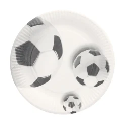 PAPSTAR Teller, Pappe rund Ø 23 cm "Soccer", 20 x 10 Stück