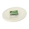 PAPSTAR Teller, Zuckerrohr "pure" oval 26 cm x 20 cm x 2 cm weiß, 12 x 12 Stück