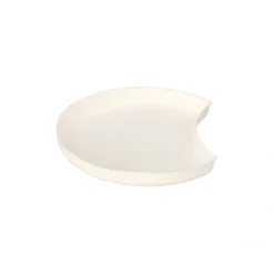 PAPSTAR Teller Zuckerrohr "pure" Halbmond Ø 9 cm, 1 cm weiß "Cella"