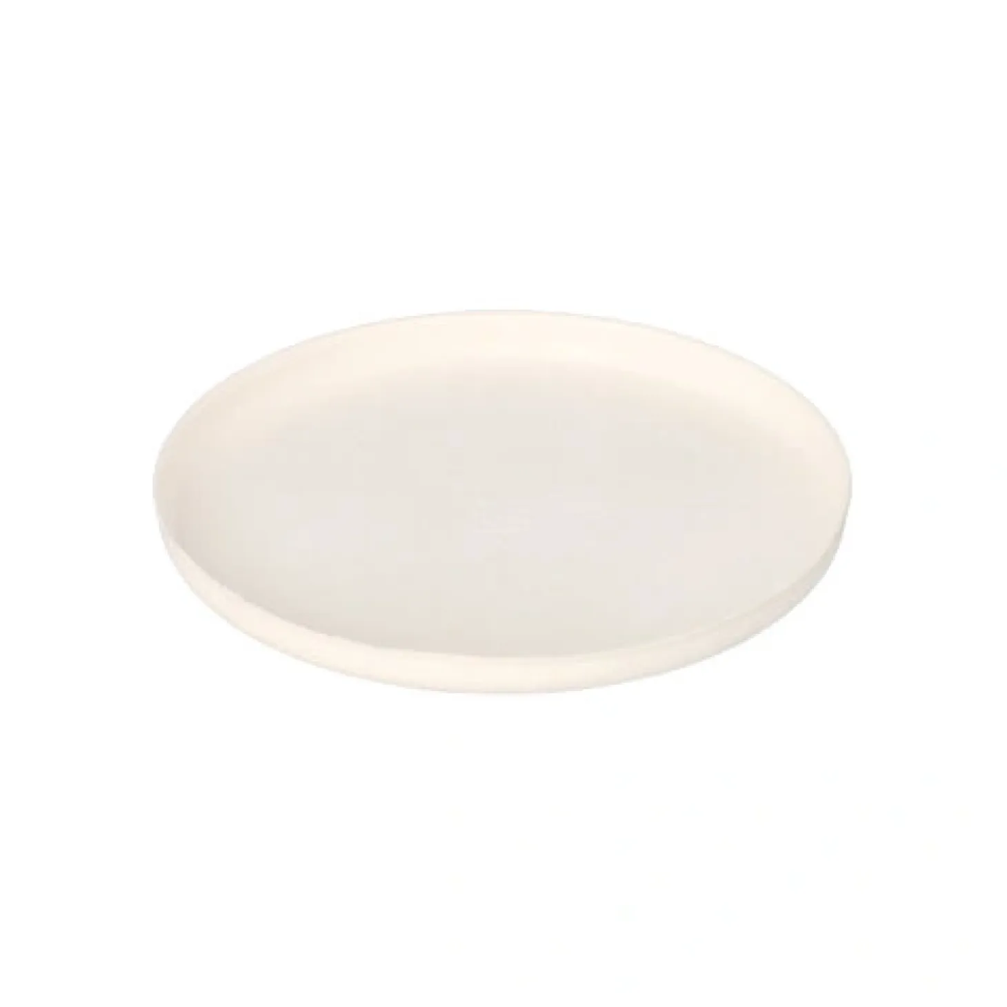 PAPSTAR Teller Zuckerrohr "pure" rund Ø 12 cm, 1 cm weiß "Cella", 18 x 10 Stück