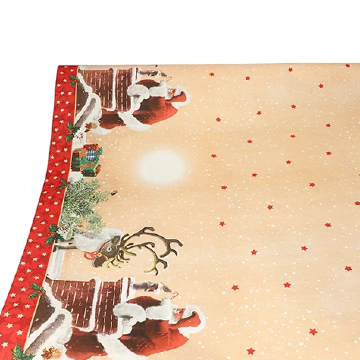PAPSTAR Tischdecke, Papier 3 m x 1,2 m "Dans la Cheminee"