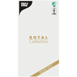 PAPSTAR Tischdecke, Tissue "ROYAL Collection" 120 cm x 180 cm weiß