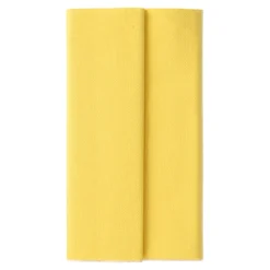 PAPSTAR Tischdecke, Tissue "ROYAL Collection" 120 cm x 180 cm gelb