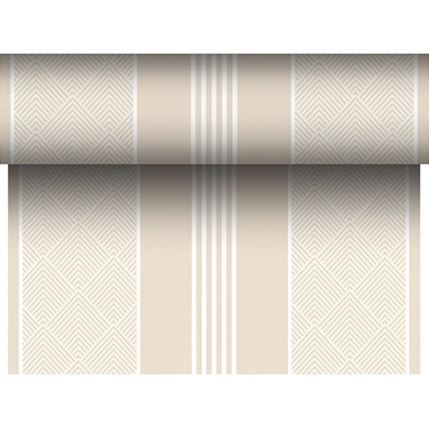 PAPSTAR Tischläufer, stoffähnlich, PV-Tissue Mix "ROYAL Collection" 24 m x 40 cm champagner "Elegance"