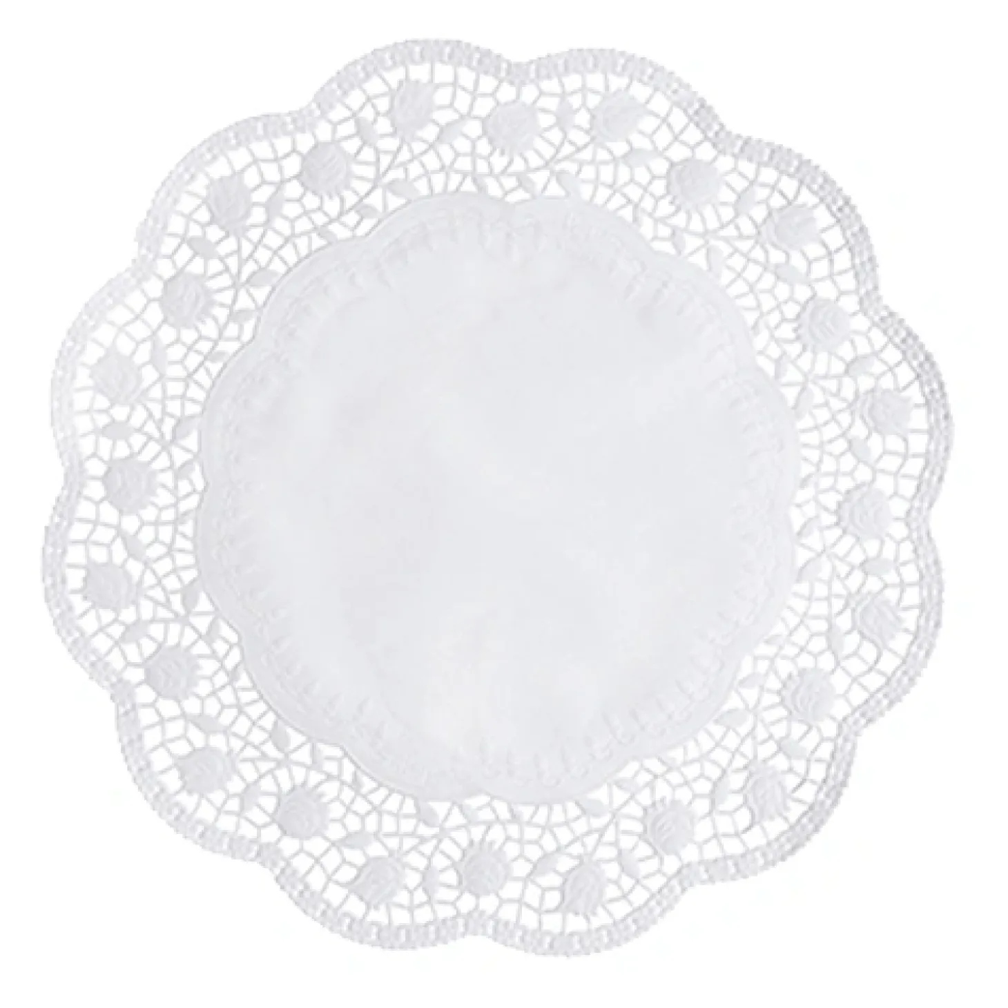 PAPSTAR Tortenspitzen rund Ø 33 cm weiß