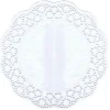 PAPSTAR Tortenspitzen rund Ø 36 cm weiß, 25 x 6 Stück
