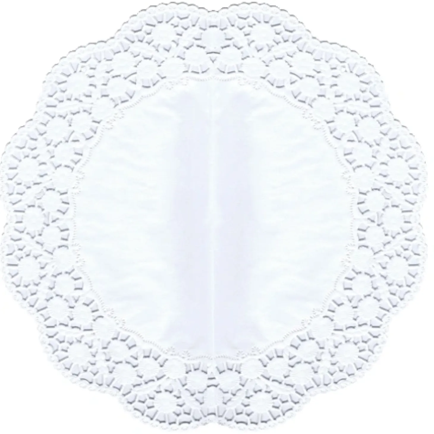 PAPSTAR Tortenspitzen rund Ø 36 cm weiß, 25 x 6 Stück