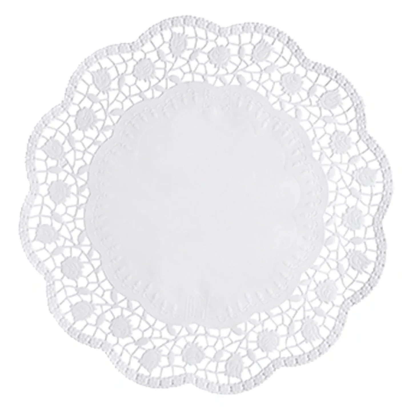 PAPSTAR Tortenspitzen rund Ø 32 cm weiß, 8 x 250 Stück