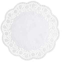 PAPSTAR Tortenspitzen rund Ø 36 cm weiß, 20 x 100 Stück