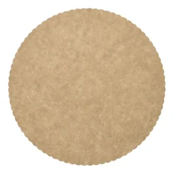 PAPSTAR Tortenunterlagen, Pappe "pure" rund Ø 28 cm braun mit gezacktem Rand