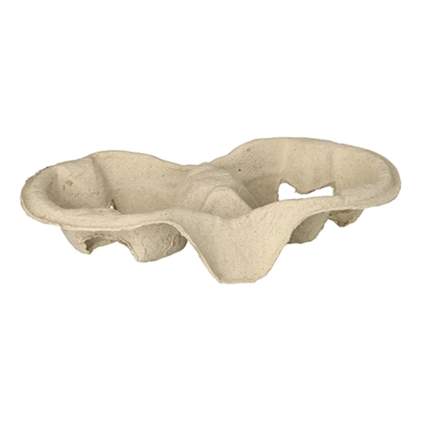 PAPSTAR Tragetabletts, Pappe "To Go" 4,6 cm x 22,3 cm x 11,6 cm natur für 2 Becher