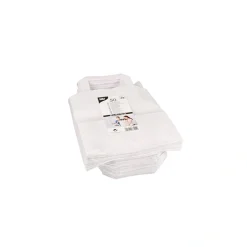 PAPSTAR Tragetaschen, Papier 22 cm x 18 cm x 10 cm weiß mit Tragegriff