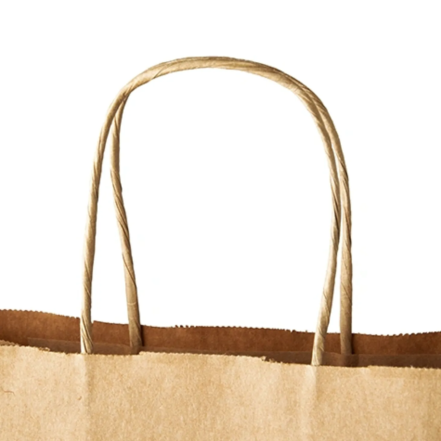 PAPSTAR Tragetaschen, Papier 41 cm x 35 cm x 14 cm braun mit gedrehtem Tragegriff